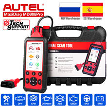 Autel MaxiDiag MD808 Pro OBD2 herramienta de diagnóstico del escáner Auto escáner todo el sistema Eobd Automotivo Automotriz automóvil coche escáner 2024 - compra barato