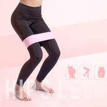 Wholesale Cotton Gym Home Body Shaping Fitness Yoga Hip Leg Circle Elastic Resistance Band Health Yoga Training Accessories 2024 - buy cheap