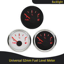 2" Universal Marine Auto Fuel Oil Tank Level Gauge Meter 0-190ohm 240-33ohm Signal for Boat Truck 12V 24V with Red Backlight 2024 - buy cheap