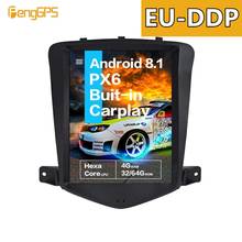 Radio con GPS para coche, reproductor Multimedia estéreo con Android, 2 Din, unidad Navi, pantalla Tesla, para Chevrolet CRUZE 2008 - 2012 2024 - compra barato