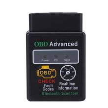 Obd elm327 pode ônibus verificação do motor carro bluetooth ferramenta de scanner diagnóstico automático obd2 obdii interface adaptador para android pc 2024 - compre barato