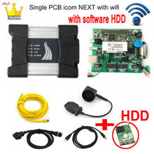 Ferramenta de diagnóstico e programação para computador, scanner obd2, wifi, pcb único para BM-W icom a2 + b + c 2024 - compre barato