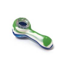 Grinder Smoking Pipes Silicone Travel Tobacco Pipes Spoon Cigarette Tubes Herb Plastic Grinder Assorted Random Color Smoke 2024 - buy cheap