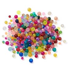 600Pcs 6mm 8mm 10mm Round Glass Crackle Beads Loose Spacer Frosted Transparent Bead for Jewelry Making DIY Bracelet Necklace 2024 - buy cheap