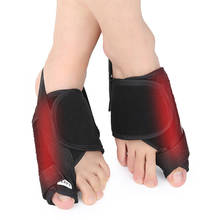 2pcs Self-Heating Bunion Corrector Toe Straighteners Foot Thumb Toes Valgus Orthotics Corrector Hallux Toe Correction Foot Care 2024 - купить недорого