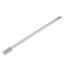 1PC Stainless Steel Cuticle Nail Pusher Spoon Remover Manicure Pedicure Portable Metal Nail Trimmer Manicure Silver 2024 - buy cheap