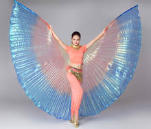 Bolsa de alas de danza del vientre para niños, niñas y adultos, disfraz de danza del vientre, Isis, alas coloridas, alas orientales de danza del vientre, 2020 2024 - compra barato