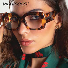 Óculos de sol feminino quadrado, óculos quadrados pequenos, vintage, cor laranja, lentes transparente 2024 - compre barato