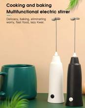 Batidor eléctrico de leche para cocina, Espumador de bebidas, mezclador agitador de café, capuchino, mezclador de crema 2024 - compra barato