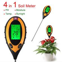 4 in 1 Soil Ph Meter Soil Tester PH Moisture Meter Temperature Sunlight Intensity Measurement Analysis Acidity Alkali Dropshop 2024 - buy cheap