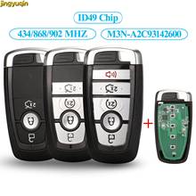 Jingyuqin Remote Smart Car Key 433.92/868/902MHz ID49 For Ford Mondeo Mustang Fusion F-250 F-350 F-450 F-550 M3N-A2C93142600 2024 - buy cheap