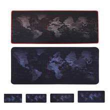 Large Mouse Pad Gamer Big Mouse Mat Gaming Mouse Pad Computer Mousepad Rubber Surface World Map Game Mause Pad Keyboard Desk Mat 2024 - buy cheap