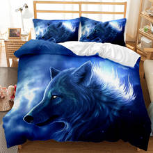 Luminous Wolves Light 3D Print Comforter Bedding Sets Queen Twin Single Size Duvet Cover Set Pillowcase Home Textile Luxury Cool 2024 - buy cheap