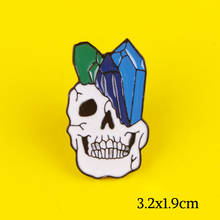 Crystal Punk Brooches Skull Bag Clothes Lapel Pin Metal Pins For Clothes Icons Accessories  Badges Jewelry Gift Clothes Icon 2024 - buy cheap