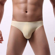 Men's Underwear Men Sexy Briefs Jockstrap Pouch Cuecas Man Ice Silky Panties Thongs Mesh Underpants Gay Slip Homme Srting Briefs 2024 - buy cheap