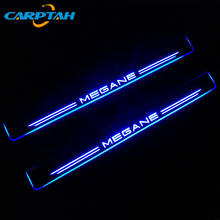 CARPTAH Trim Pedal Car Exterior Parts LED Door Sill Scuff Plate Pathway Dynamic Streamer light For Renault Megane 2015 - 2018 2024 - buy cheap