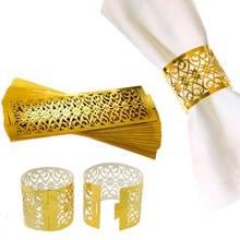 50Pcs Napkin Rings For Wedding Table Decoration Skirt Princess Prince Rhinestone Gold Napkin Rings Holder Party Supplies 2024 - buy cheap