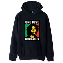 ZIIART-Sudadera con capucha para hombre y niño, suéter con capucha de Bob Marley, de un amor, para fumar cigarrillos, color blanco y negro, Otoño e Invierno 2024 - compra barato