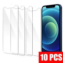 Protector de pantalla para móvil, película protectora de vidrio templado para iPhone 12 Mini 11 Pro, X XS MAX 6 6s 7 8 Plus 5 5s SE 2020, unids/lote 10, 5 unids/lote 2024 - compra barato