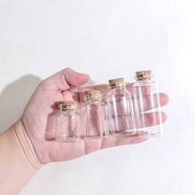 2pcs 10-60ml Glass Jars Containers Decoration Cork Stopper Ornaments Small Mason Jar Message Vials Cheap High Quality Bottle DIY 2024 - buy cheap
