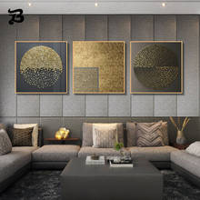 Golden Luxury Canvas Painting Wall Art Abstract Nordic Posters Prints Wall Pictures for Living Room Home Design Wall Decoration 2024 - buy cheap