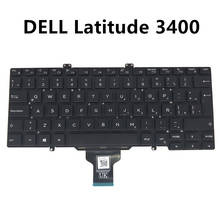 LA Клавиатура для ноутбука Dell latitude 5400 5401 7400 3400 Latin SP black specs 0NXW9P NXW9P PK132EE2A22 CN-0NXW9P 0NXW9P-CH200 2024 - купить недорого
