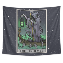 The Hermit Tarot Card Gothic Halloween Wall Decor Hanging Tapestry Charon Gifts 2024 - buy cheap