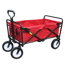 Camping Shopping Cart Portable Steel Frame Outdoor Camping Cart Collapsible Folding Outdoor Utility Wagon 2024 - buy cheap