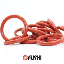 CS2.65mm Silicone O RING ID 43.7/45/46.2/47.5/48.7*2.65 mm 50PCS O-Ring VMQ Gasket seal Thickness 2.65mm ORing White Red Rubber 2024 - buy cheap