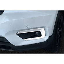 Lámpara de luz antiniebla delantera para coche, accesorio con marco de detección, palo Abs cromado, cubierta, parte para Volvo Xc40, 2018, 2019, 2020, 2021, 2 uds. 2024 - compra barato