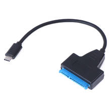 Tipo-c para sata 3.0 adaptador 22 pinos sata iii cabo para 2.5 polegadas hdd externo ssd 2024 - compre barato