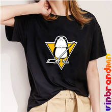 Funny Hockey Porg T Shirt Retro Canada Hockeyer Sportor Tshirt Women Cotton Short Sleeve Round Neck T-Shirts Animal Printed Tees 2024 - buy cheap