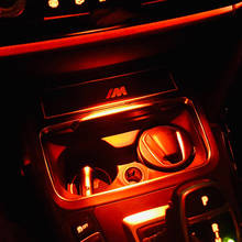 Для F30 F32 BMW 3 серии интерьер пепельница атмосферу декоративные светильники центральной Управление подлокотник светильник ing украшают окружающей среды светильник 2024 - купить недорого