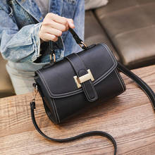 Vintage women handbag small PU Leather Female Shoulder Messenger bags Luxury Designer lady flap Sling bag messenger bags Solid 2024 - buy cheap