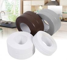 Tira de sellado de PVC para baño, cinta autoadhesiva impermeable de color blanco para ducha, lavabo, cocina, 3,2 m x 38mm 2024 - compra barato