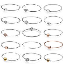 13 PDB SL-pulsera de plata de ley 925 de alta calidad, brazalete artesanal de moda, adecuado para abalorios, pulsera femenina, regalo de joyería 2024 - compra barato