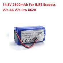 14.8V 2800mAH Rechargeable Battery for ILIFE Ecovacs V7s A6 V7s Pro X620 ILife Vacuum Cleaner Replacement Battery Accessories 2024 - buy cheap