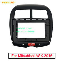 FEELDO автомобильный аудио 10,1 "большой экран Fascia Рамка адаптер для Mitsubishi ASX 2Din, приборная панель, комплект рамка 2024 - купить недорого