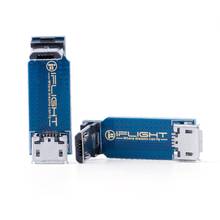 IFlight-Conector Micro USB tipo L, placa adaptadora de 90 °, macho a hembra, para Dron de carreras RC DIY FPV 2024 - compra barato