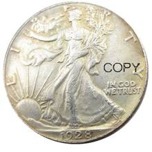 US 1928S Walking Liberty medio dólar plateado copia monedas 2024 - compra barato