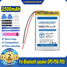 100% Original LOSONCOER 2500mAh 503759 Battery for Bluetooth Speaker GPS PDA POS Camera 2024 - buy cheap