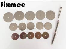 Fixmee  15 pcs 22 25 32mm Steel Saw Disc Cutt off Wheel Cutting Blades Wood For Dremel Grinder Rotary Tools 2024 - buy cheap