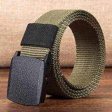 Men Outdoor Canvas Belt Hiking Camping Safety Waist Support Hunting Sports Wearable Breathable Military Tactical Belt 2024 - buy cheap