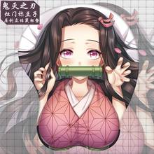 Mouse Pad Anime Demon Slayer：Kimetsu no Yaiba Kamado Nezuko Cosplay 3D Soft Gel Gaming Mouse Mat Wrist Rest Mousepad Xmas Gifts 2024 - buy cheap