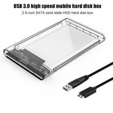 5Gbps HDD Case High Speed 2.5inch SATA HDD SSD Enclosure USB 3.0 Mobile Hard Disk Box Case for PC бокс для жесткого диска 2024 - buy cheap