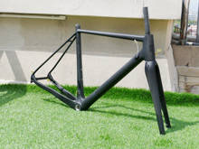 Full Carbon Cyclocross Bike 700C Bicycle Cyclo Cross Disc Brake Thru Axle 142mm * 12mm  Frame  and  Fork  15 * 100m Thru Axle 2024 - buy cheap