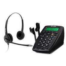 Office telephone with RJ9 headset jack and Recording jack business Phone RJ9 plug Call center excellent headset with QD cable 2024 - buy cheap