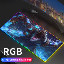 LOL RGB игровая Мышь большой League of Legends светодиодный освещение Мышь геймер компьютерный стол коврик анти-скольжения 2024 - купить недорого