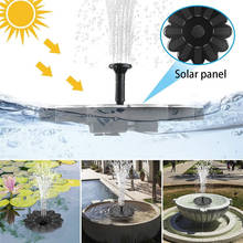 Solar Powered Water Fountain Outdoor Pool Pond Birdbath Submersible Water Pump Fountain Spray 2024 - buy cheap