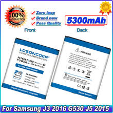Losoncoer-bateria de telefone celular de 5300mah para samsung galaxy grand prime g5308w g5306 g530h g530f g530fz g530y g5309w g530 2024 - compre barato
